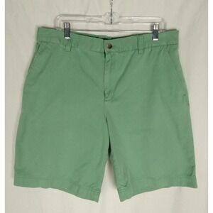 Lacoste‎ Mens  Size 44 Green Flat Front Cotton Casual Shorts
